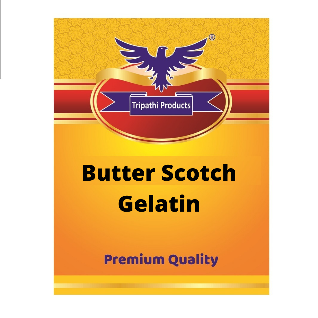 Butter Scotch flavoured Gelatin Powder